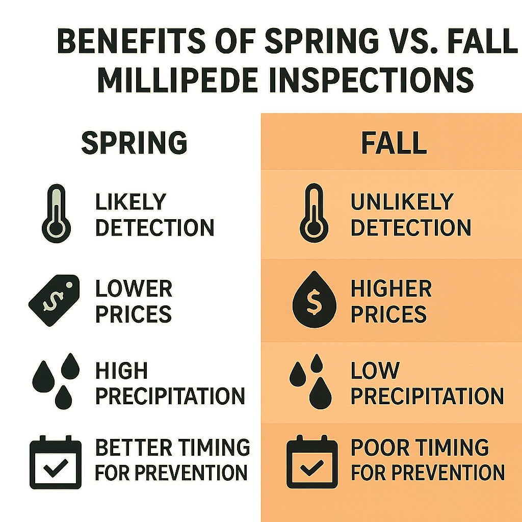 Right Time for Millipede Inspections in Johns Creek