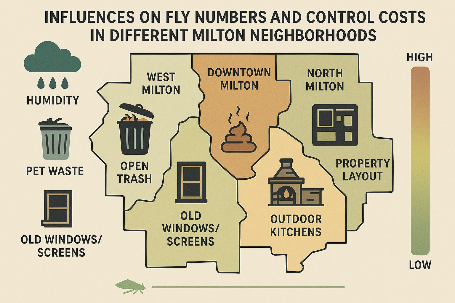 Diagram of House Fly Control Milton  
