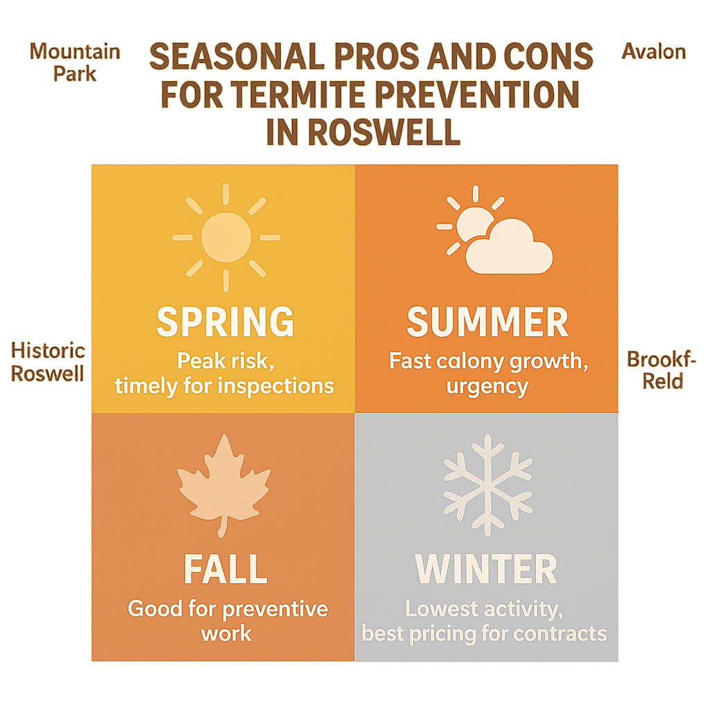 Best Time for Termite Control Roswell