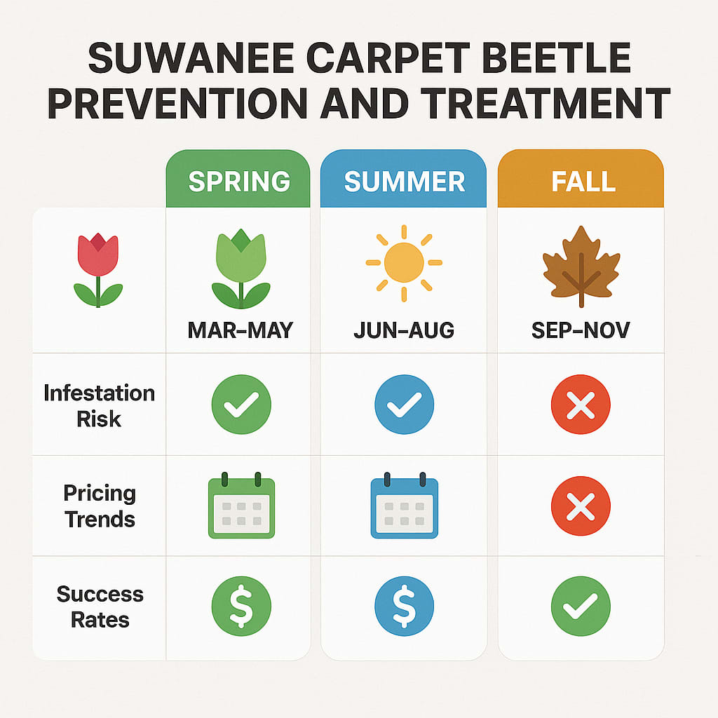 Suwanee Carpet Beetle Prevention and Treatment