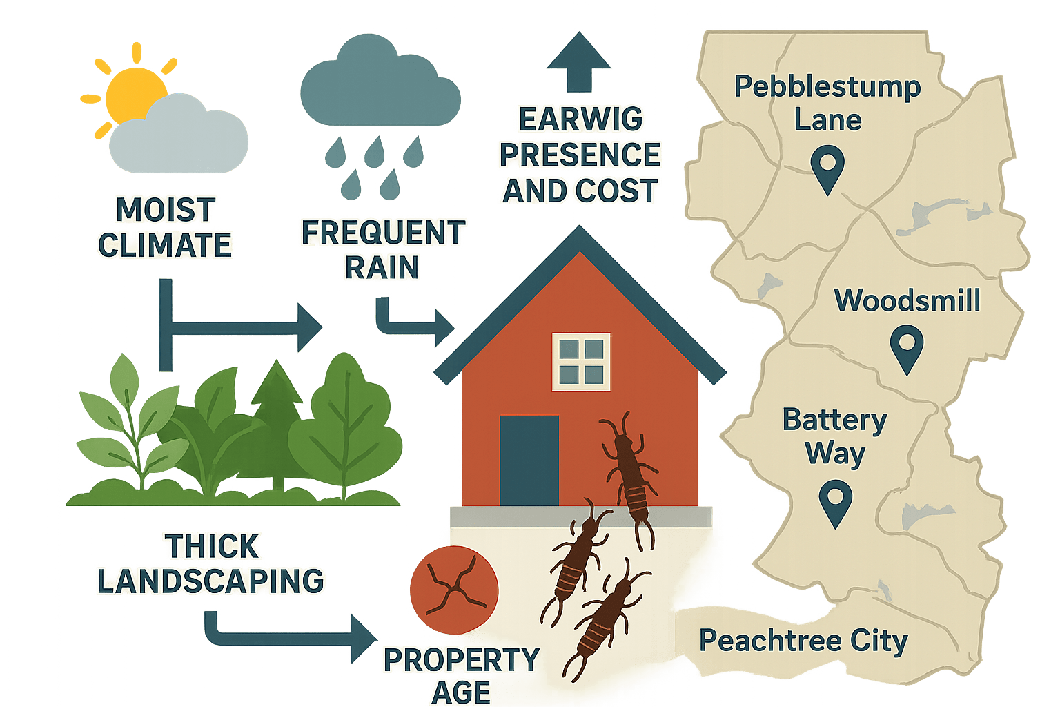 Simple earwig prevention tips for Peachtree City homeowners