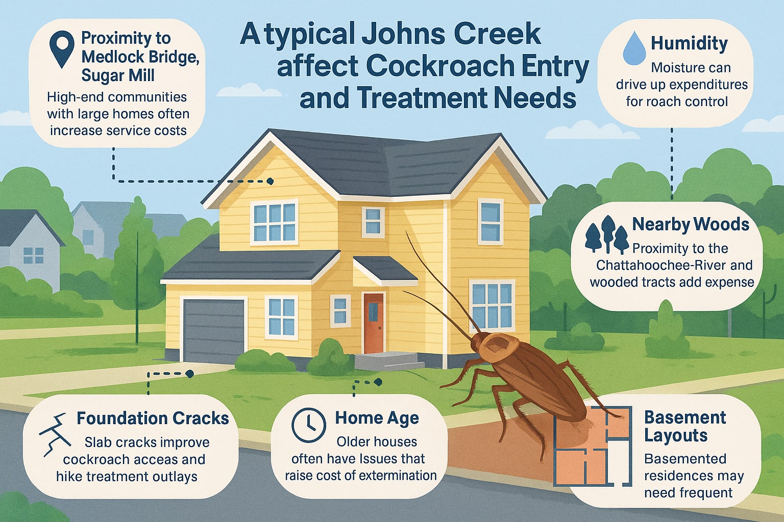 fast cockroach exterminator Johns Creek