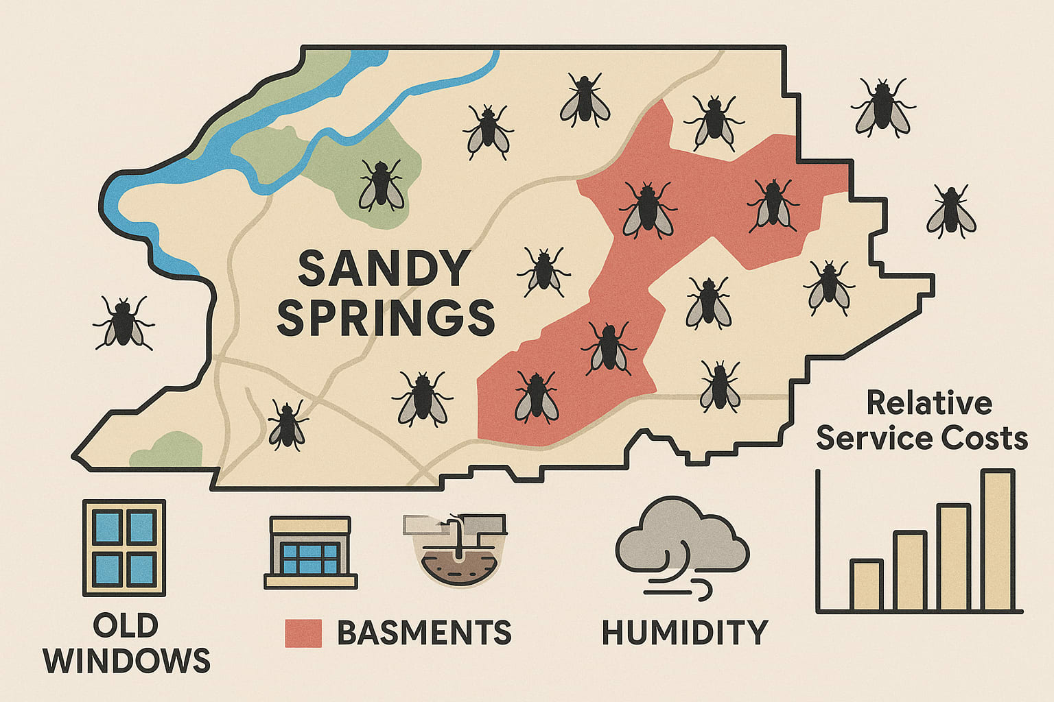 Stop House Flies Before They Move In—Sandy Springs Edition