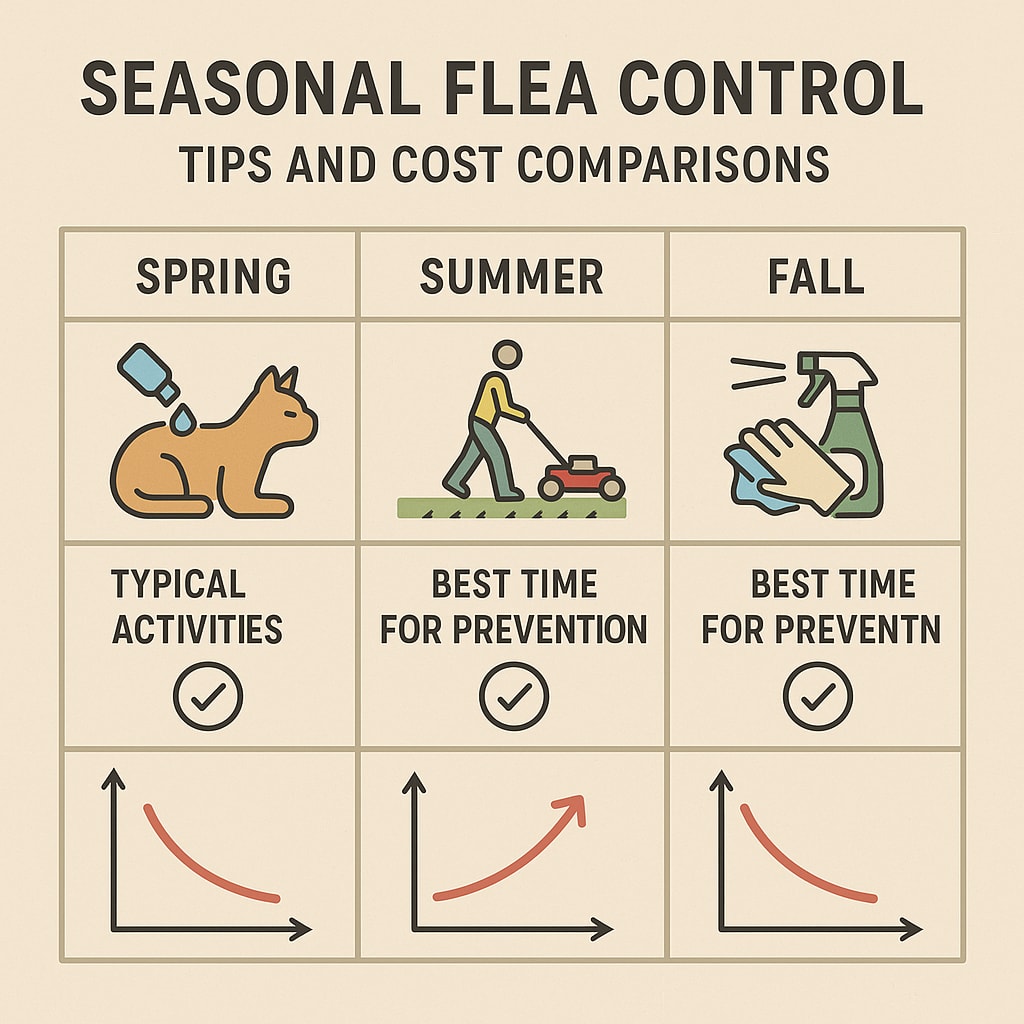 Seasonal Flea Control tips and cost comparisons in Alpharetta