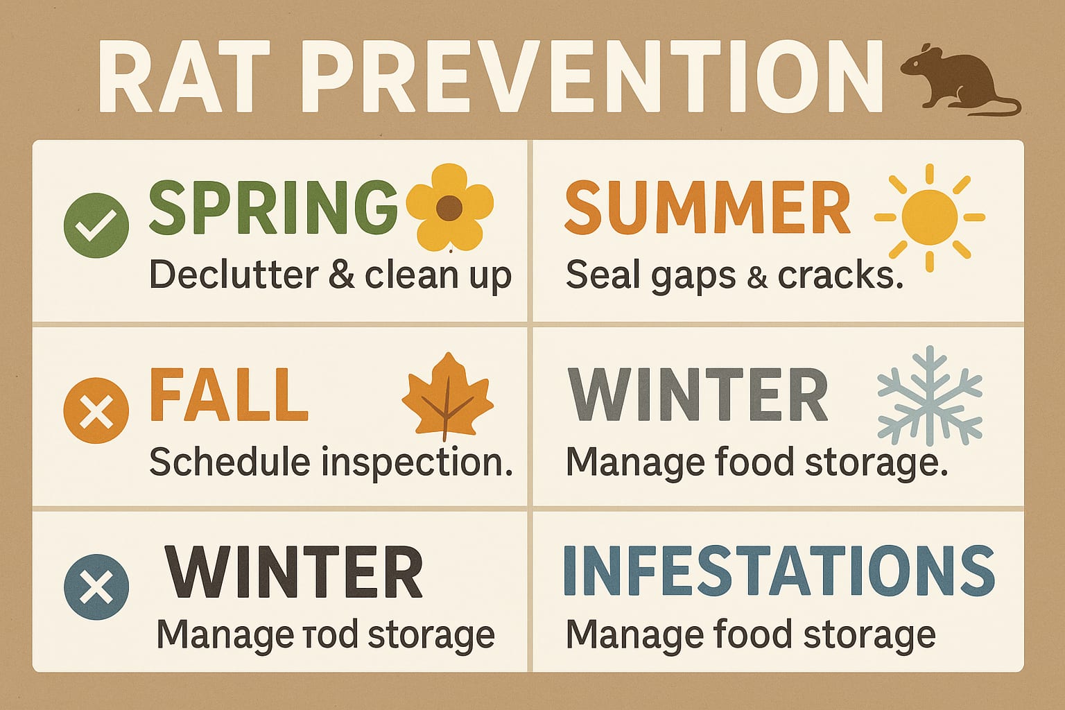 Rat prevention in Peachtree City, Georgia