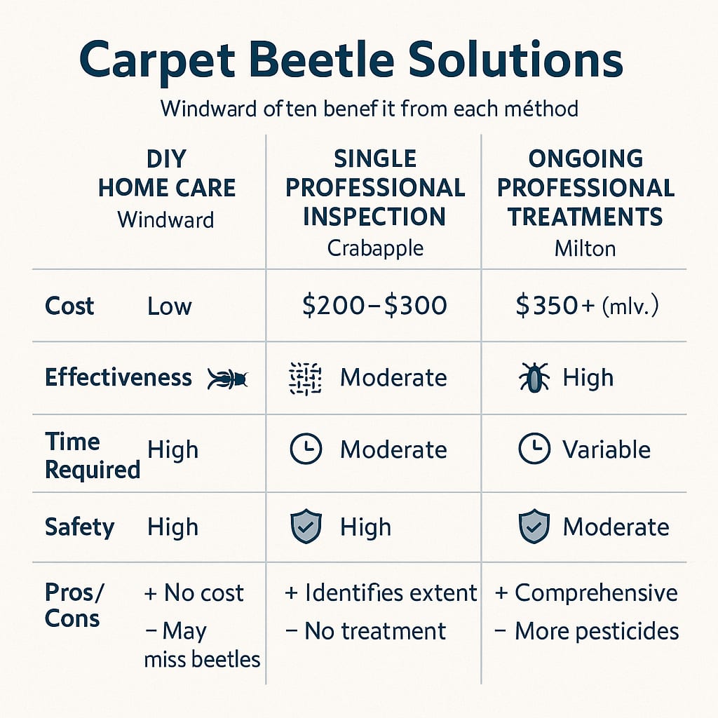 Carpet Beetle Inspection Alpharetta 