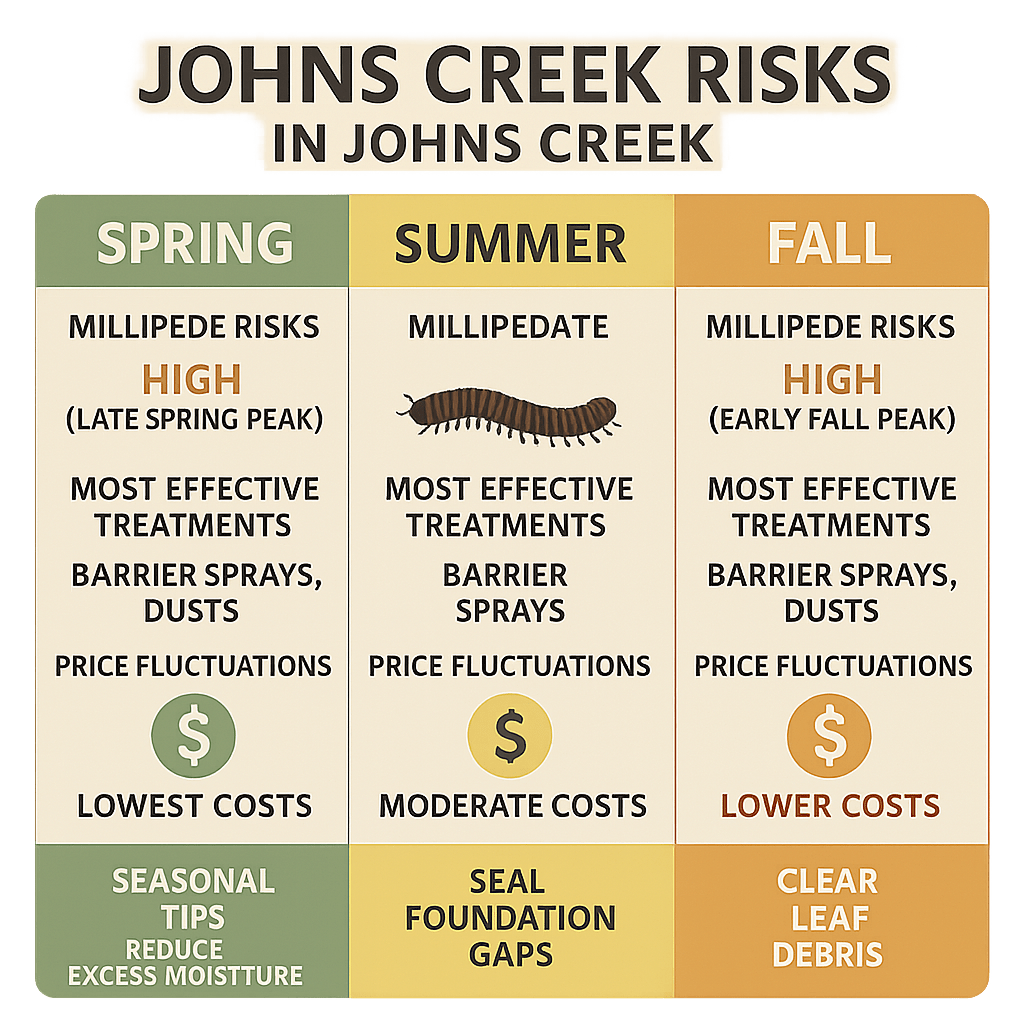 Tackle Millipede Problems in Johns Creek