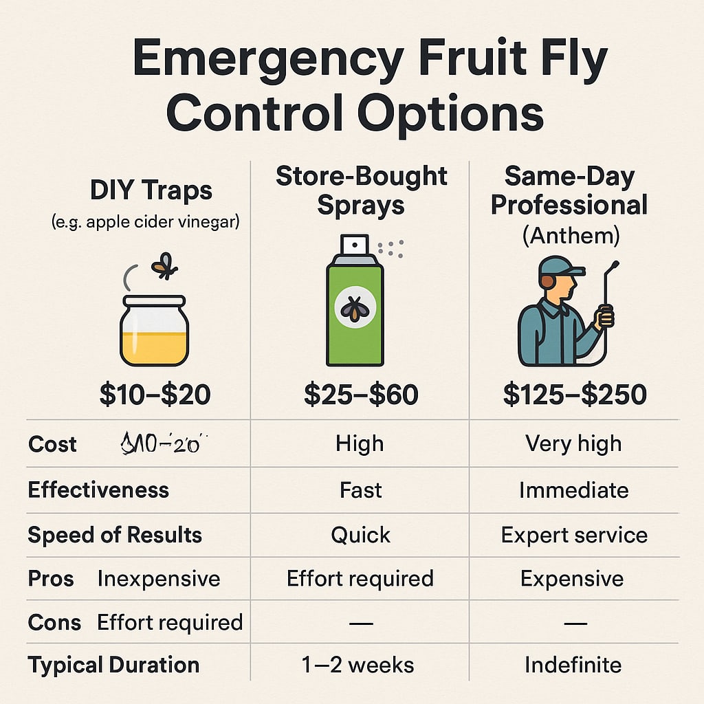 Cost of fruit fly control Sandy Springs Georgia