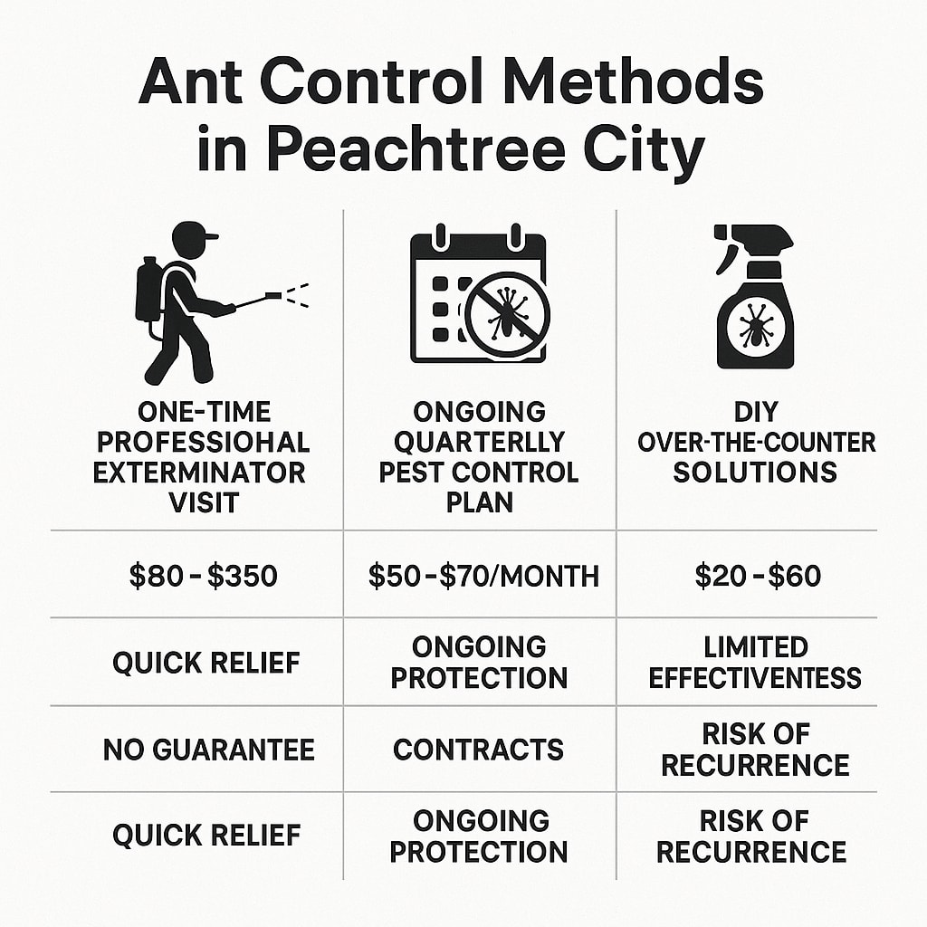 Ant control cost Peachtree City GA
