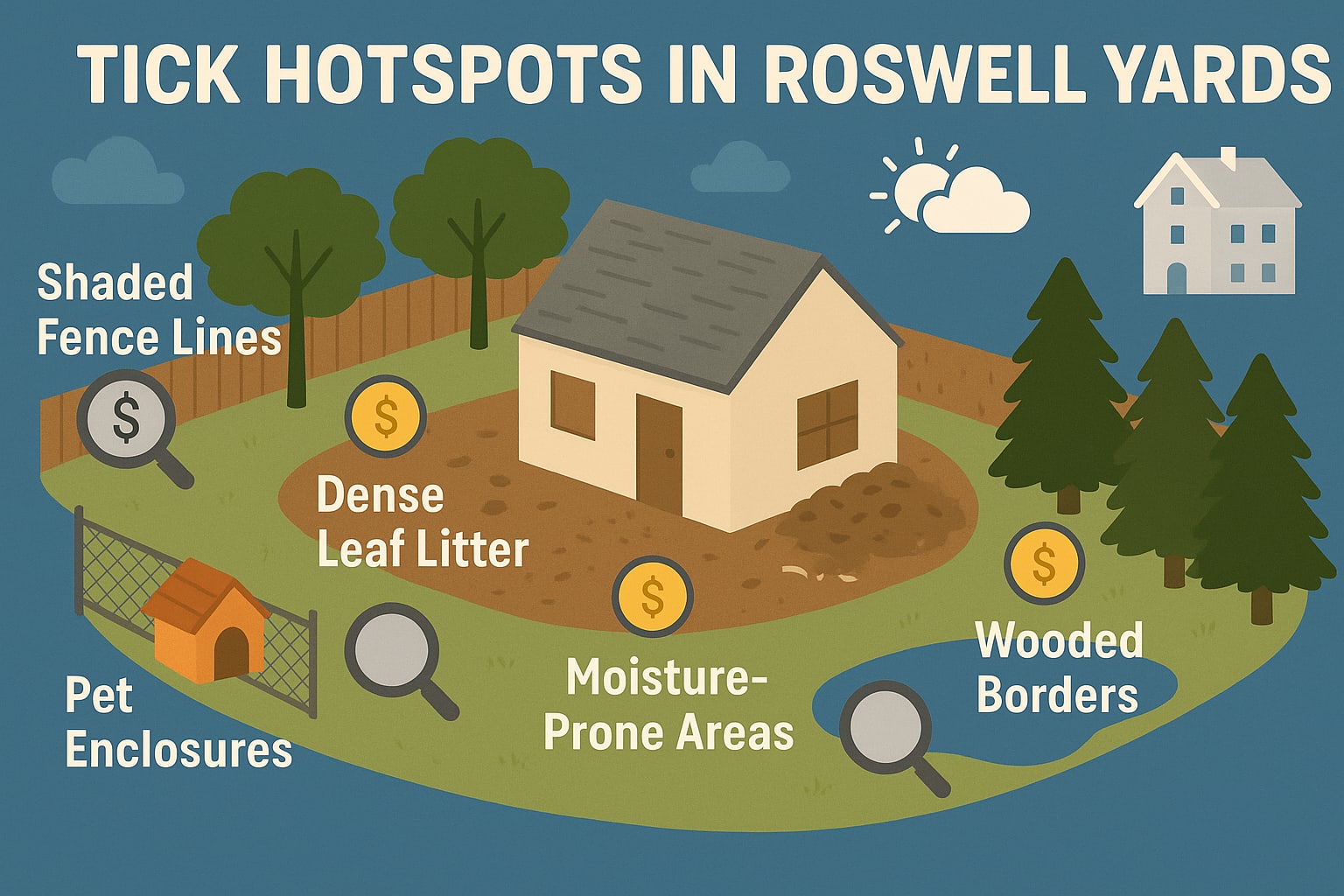 Easy Ways Roswell Homeowners Can Keep Ticks