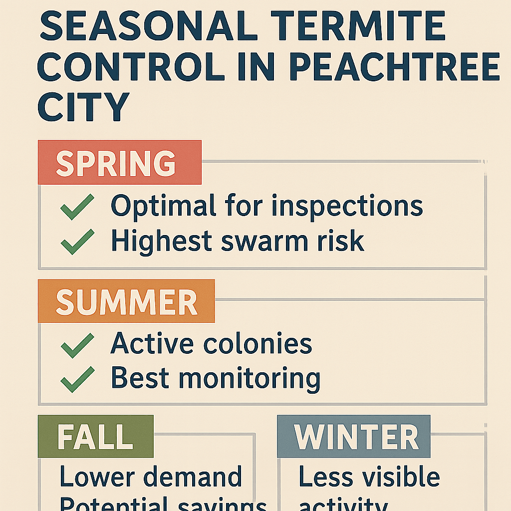 Best Time to Schedule Termite Control in Peachtree City
