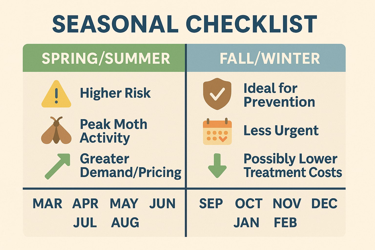When’s the Best Time to Tackle Moth Problems in Roswell?