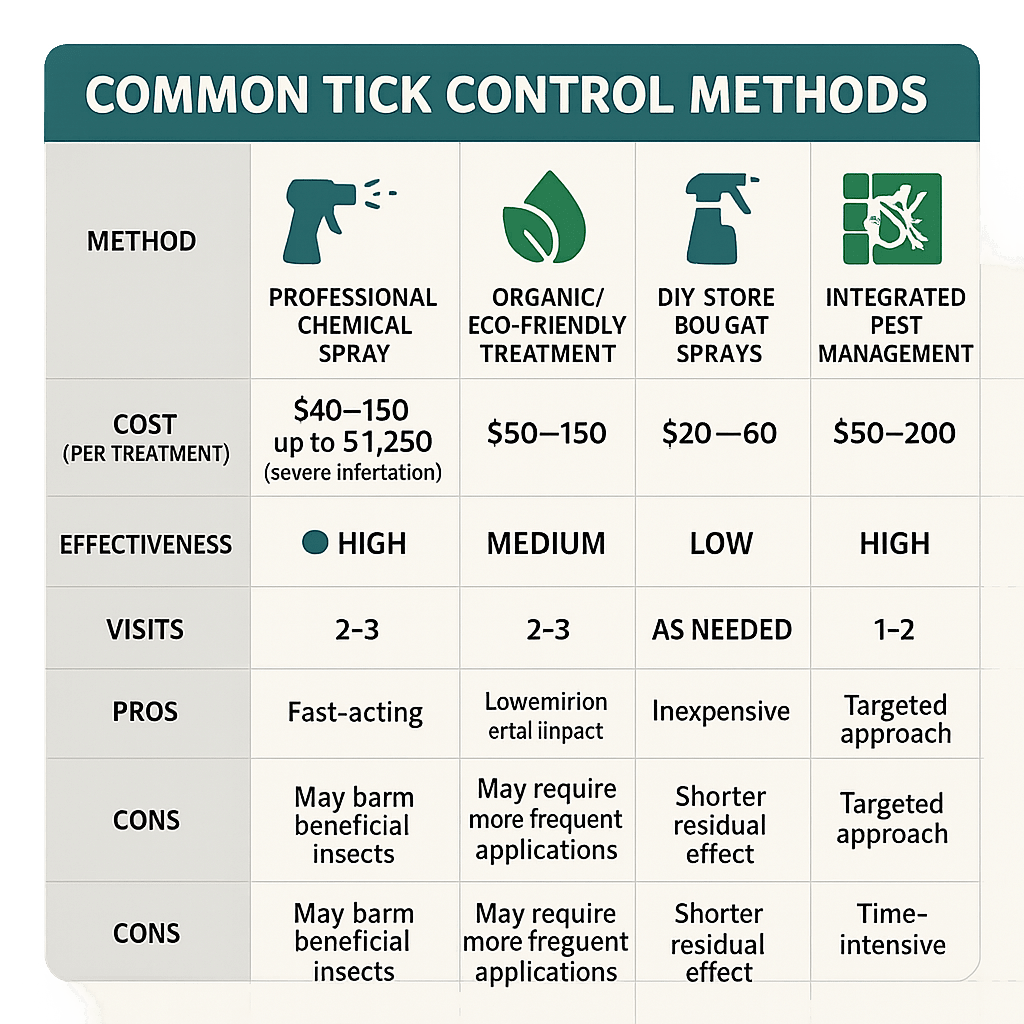 Backyard Tick Control cost Sandy Springs, Georgia