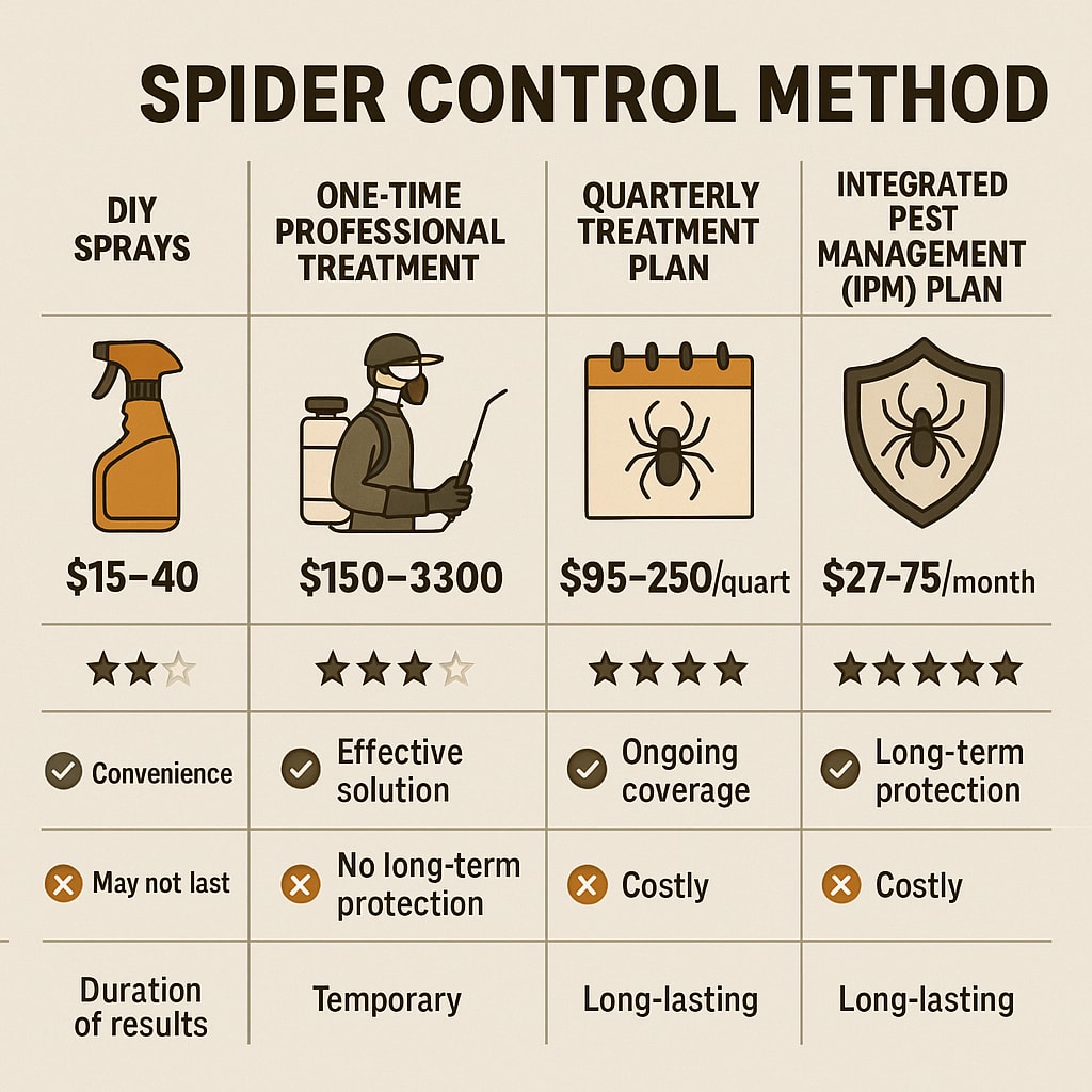 Spider Control Method in Johns Creek, Georgia
