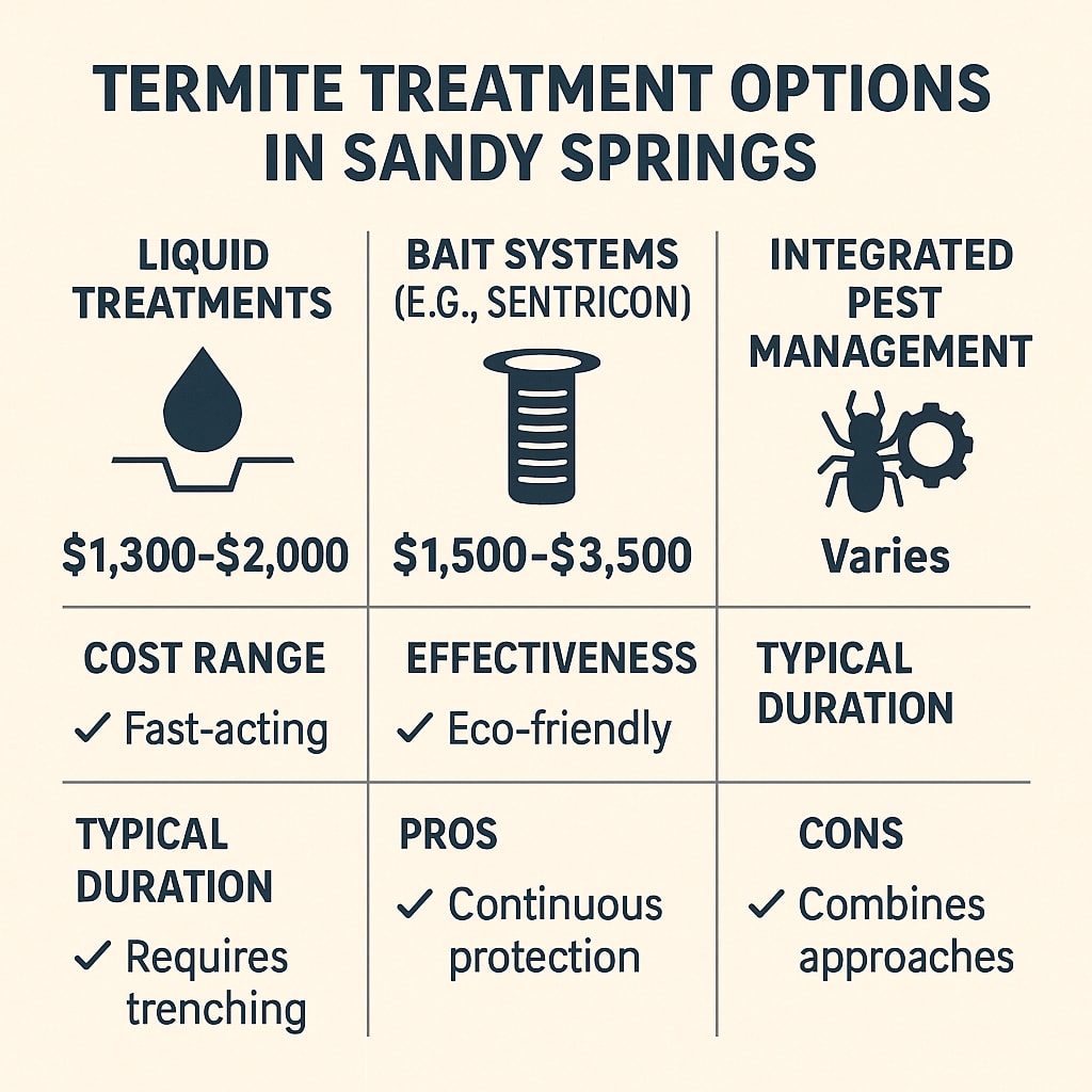 Cost of termite control Sandy Springs Georgia