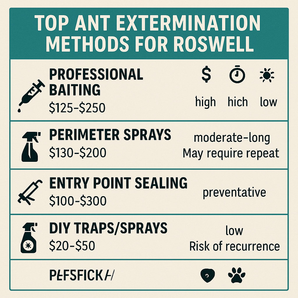 Cost of Ant Extermination in Roswell, GA