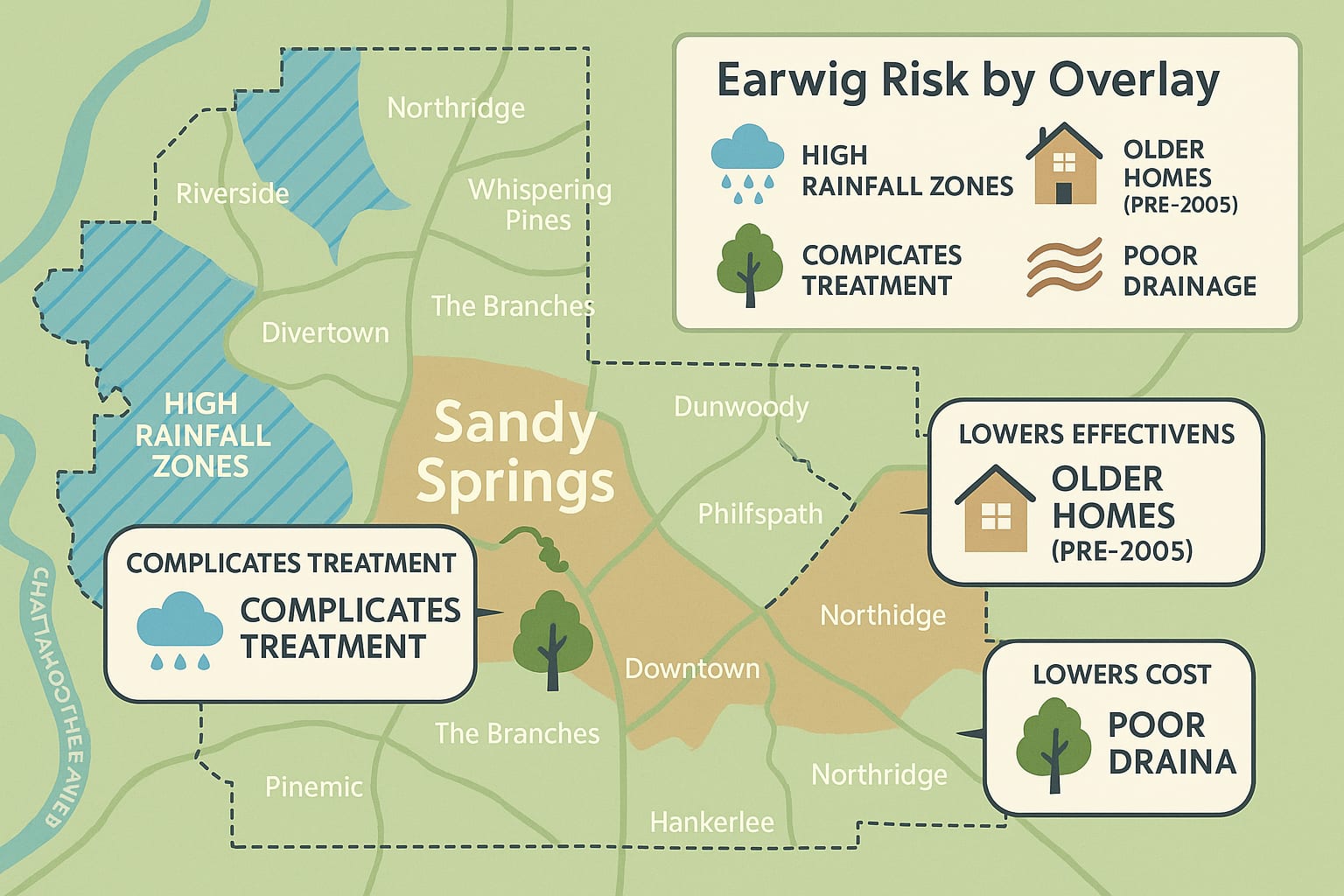 How Sandy Springs Homeowners Can Keep Earwigs Out for Good