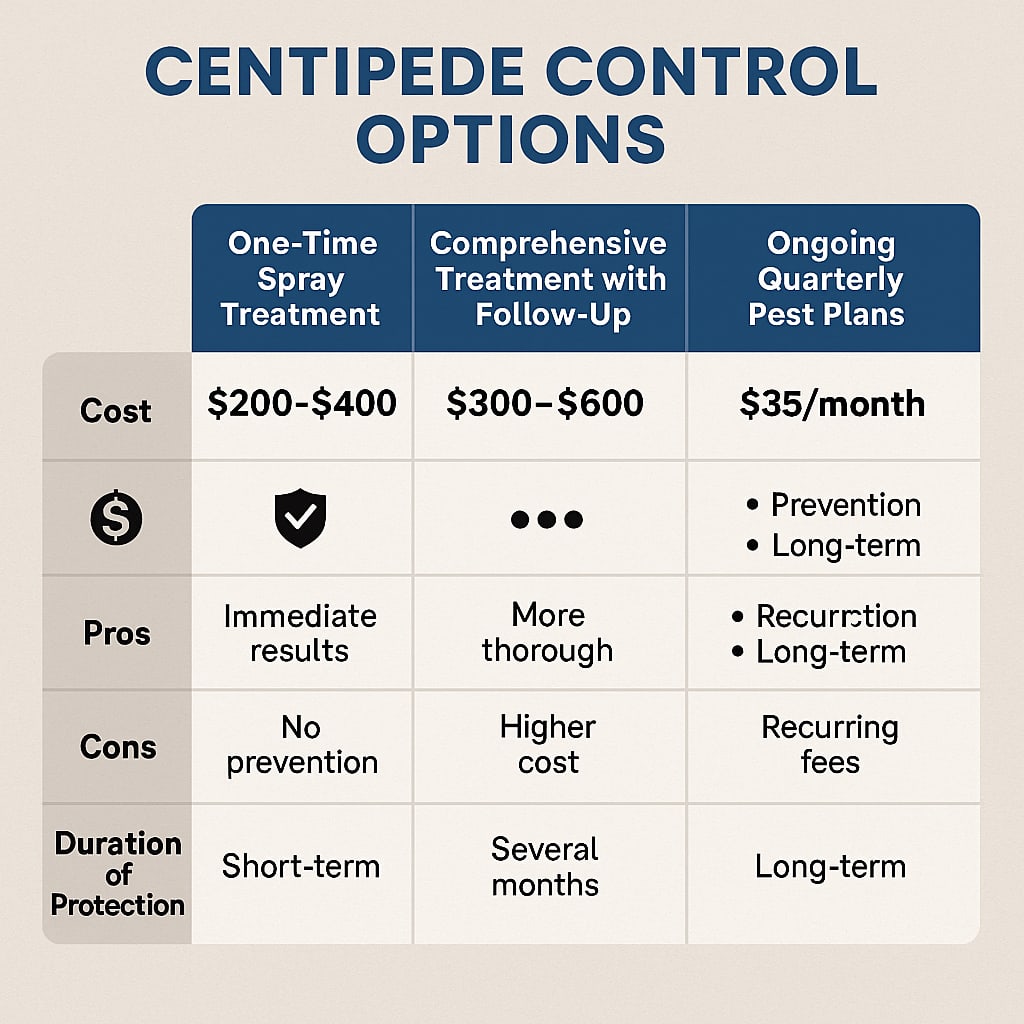 Centipede control options in Alpharetta