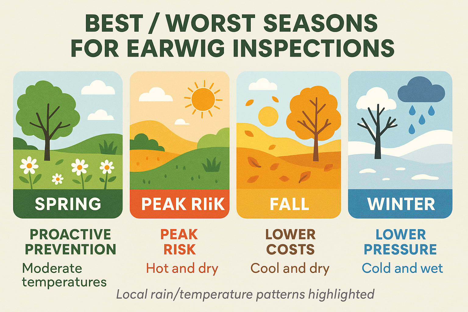 Earwigs Are a Bigger Problem in the Warm Months