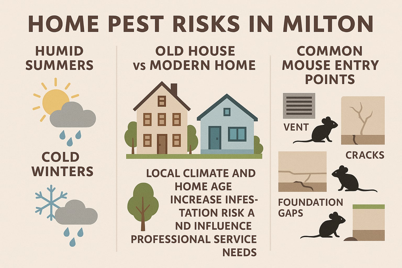 Easy Ways to Keep Mice Out of Your Milton Home