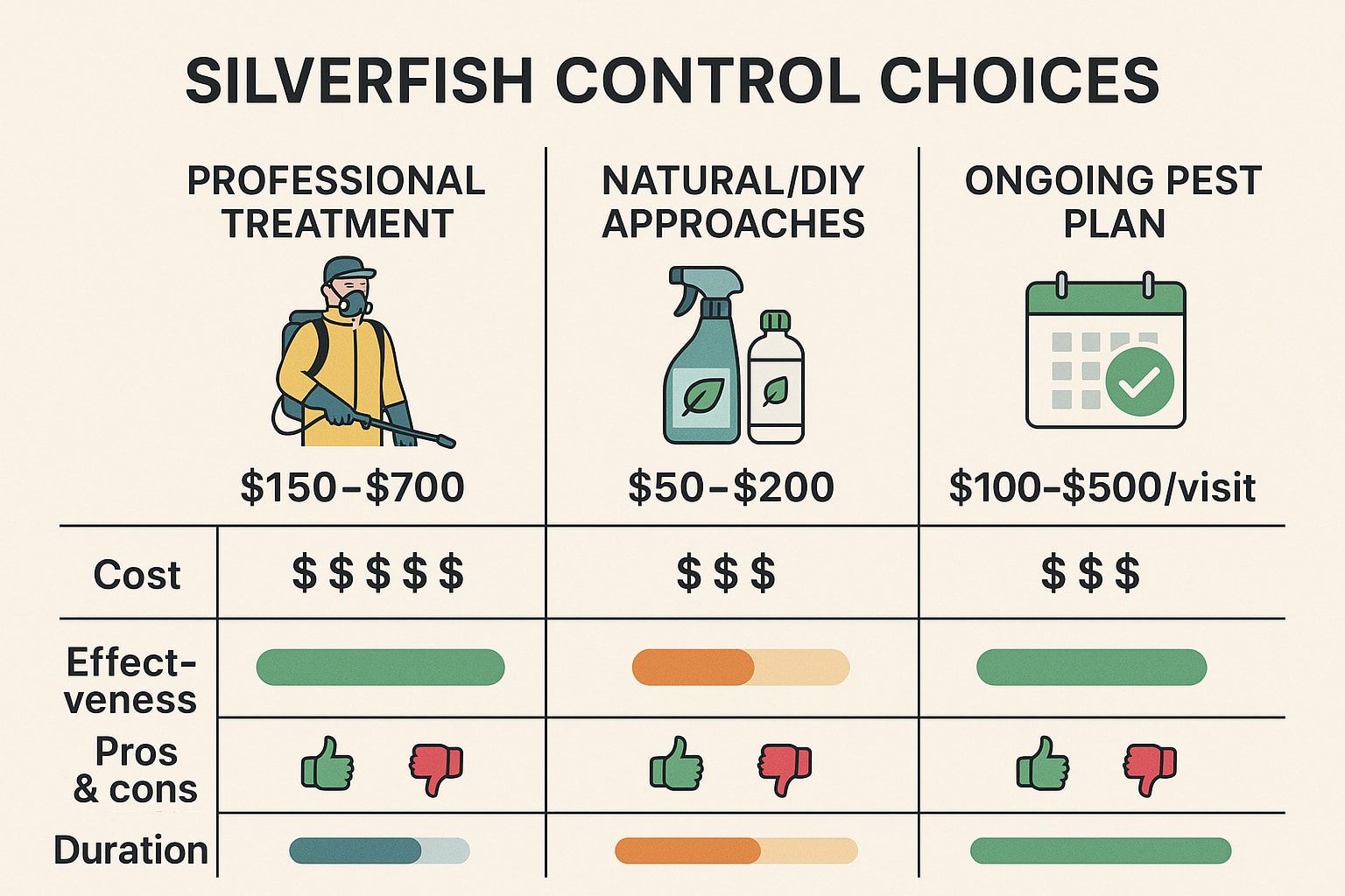 Silverfish Control Cost Alpharetta