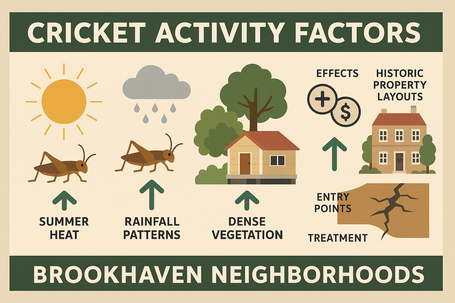 Keep Crickets at Bay and Save on Pest Control in Brookhaven