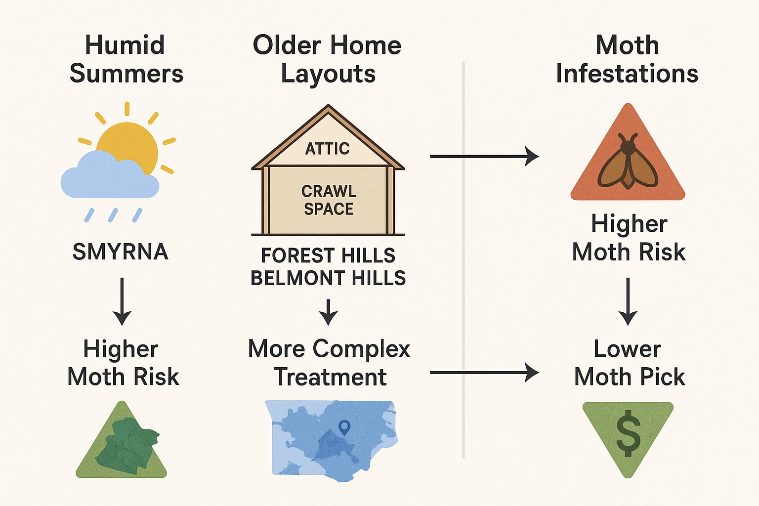 Easy Ways to Keep Moths Out in Smyrna 