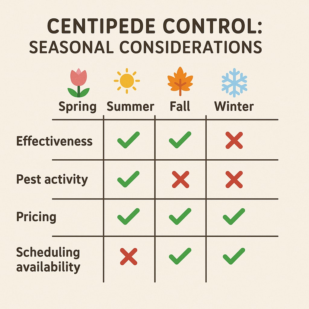 Centipede Control Seasonal Considerations in Sandy Springs