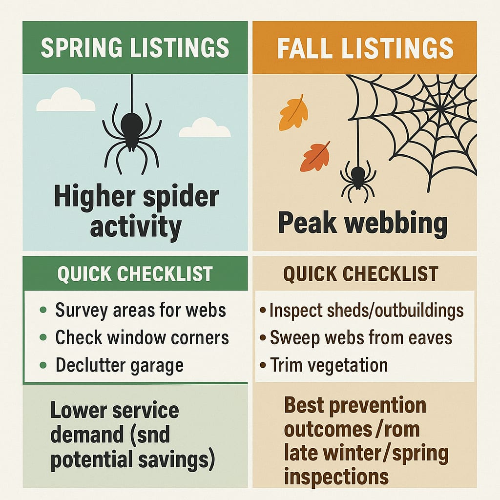 Why Timing Matters for Spider Inspections in Sandy Springs