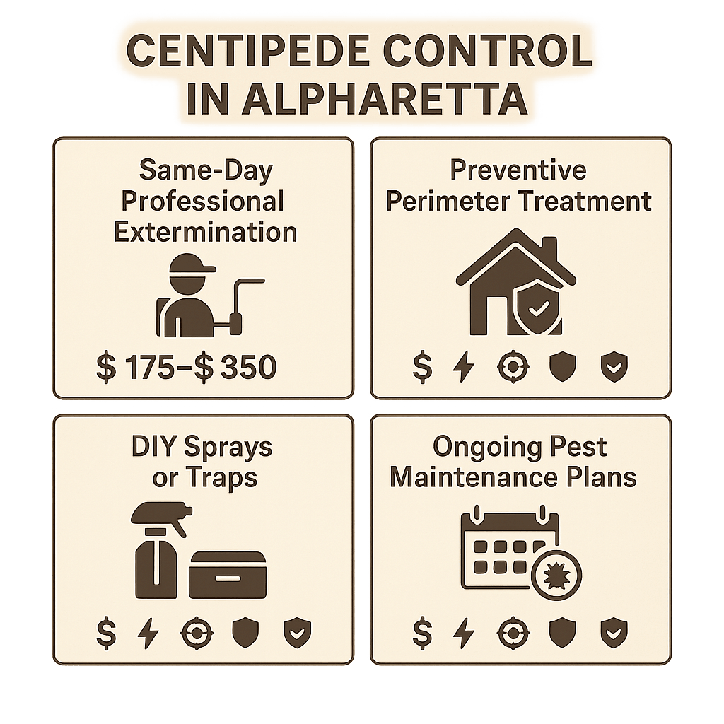 Cost of Fast Centipede Exterminator Alpharetta GA