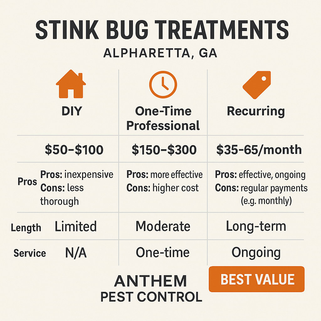 Costs of stink bug control Alpharetta GA