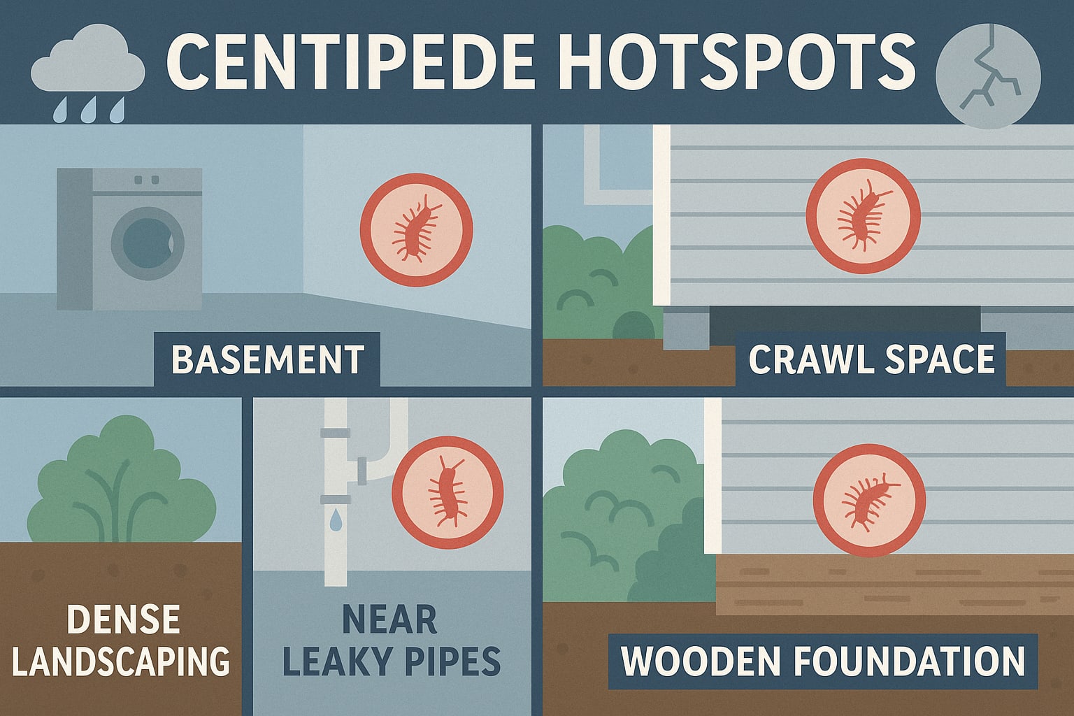 Easy Ways to Keep Centipedes Out of Your Roswell Home
