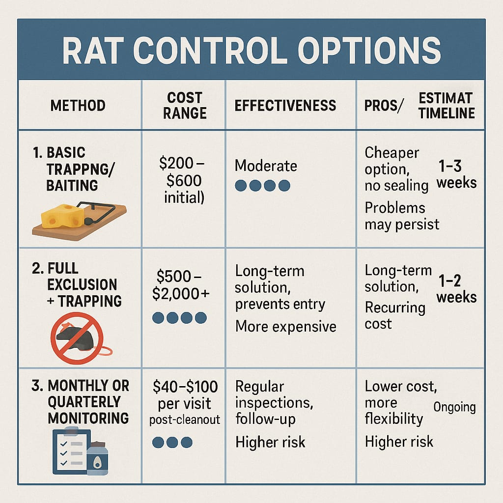 Rat Control Cost Decatur, GA