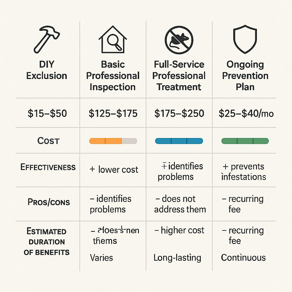 Cost of millipede inspection Johns Creek GA