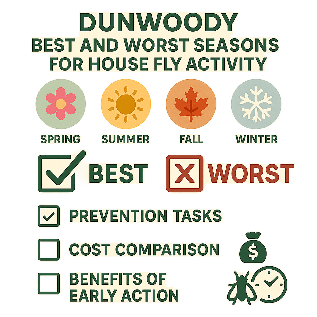 Timing House Fly Control for Dunwoody Homes