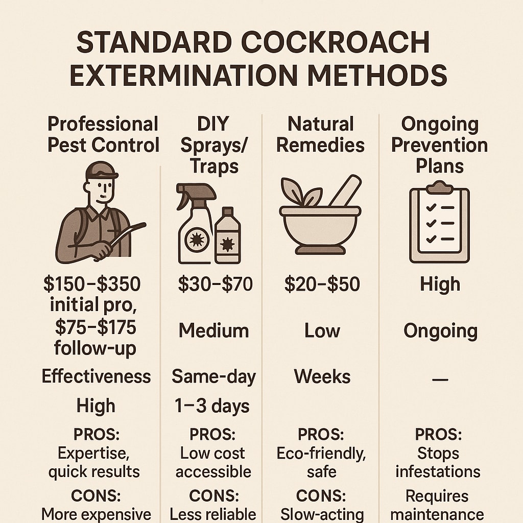 Cost of fast cockroach exterminator Alpharetta GA