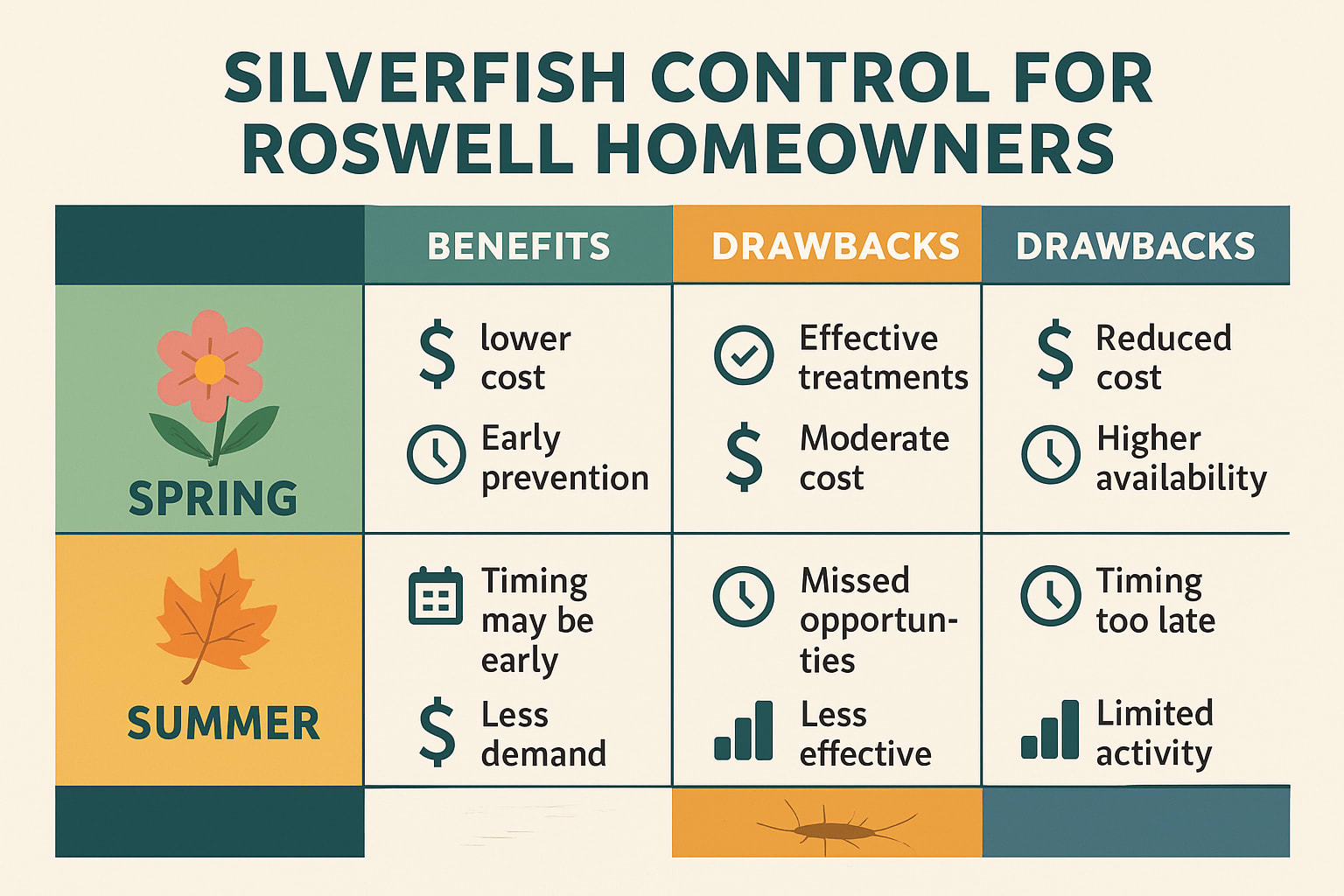 Silverfish Control For Roswell Homeowners 