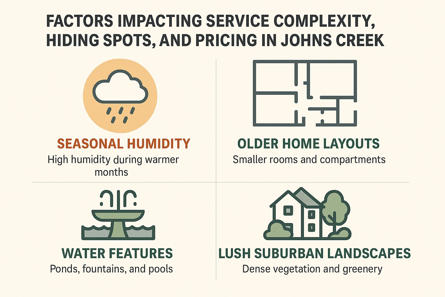 Technician performing house fly control cost and treatment in Johns Creek home