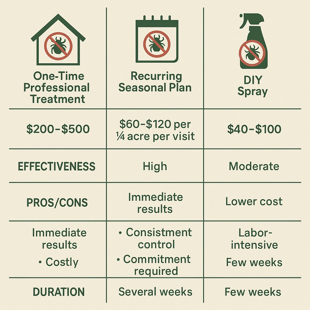 Tick Control Cost in Johns Creek