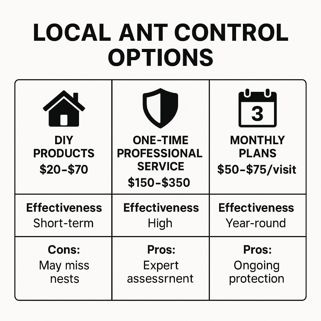 Ant Control cost Roswell packages
