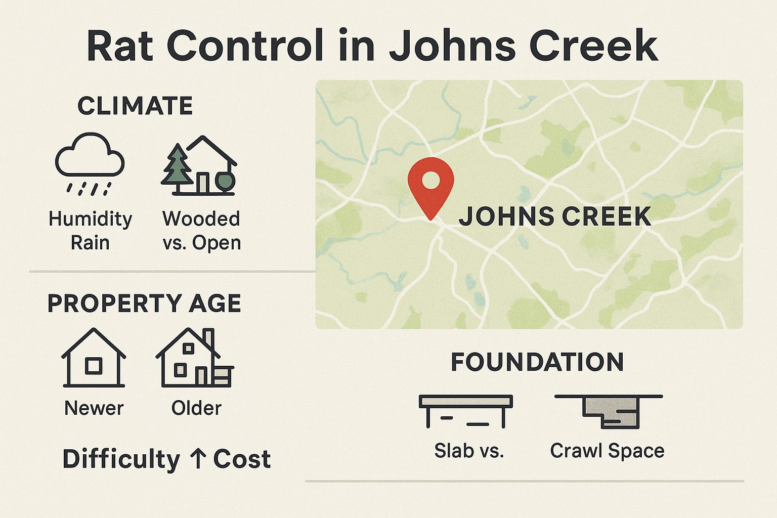 rat control cost in Johns Creek