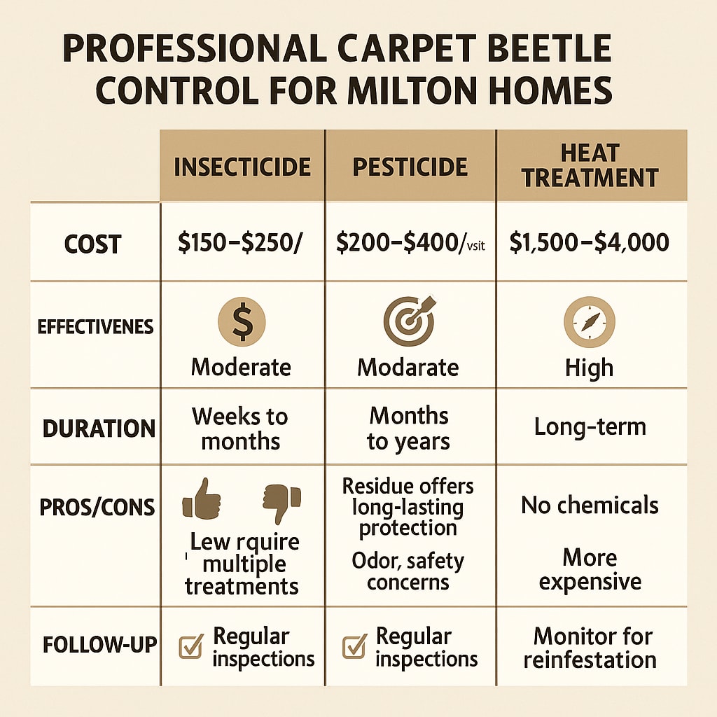 Carpet Beetle Control in Milton