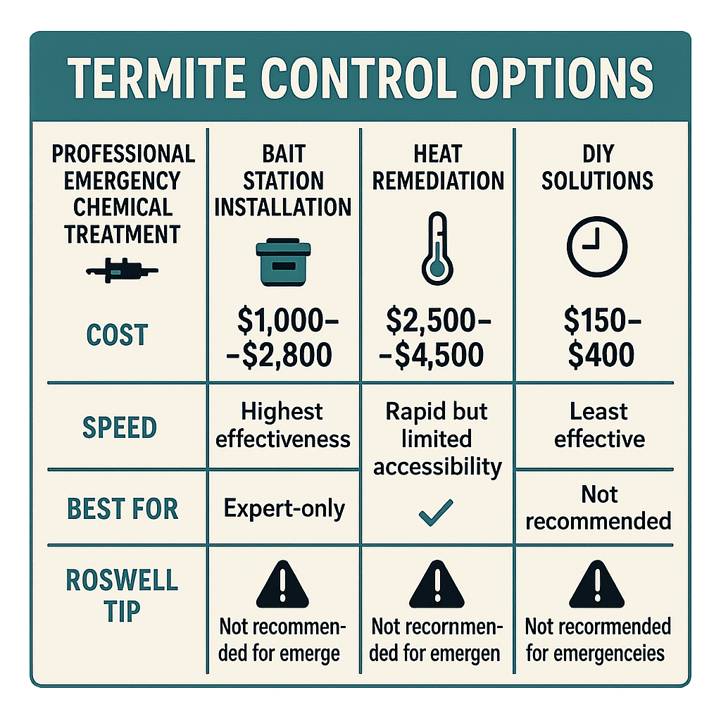 Cost of Emergency Termite Control Roswell, GA