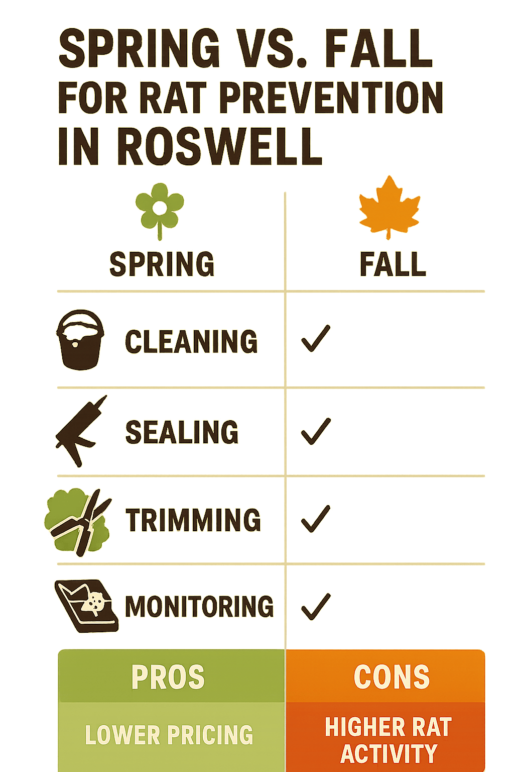 Best Timing to Book Rat Extermination in Roswell, GA