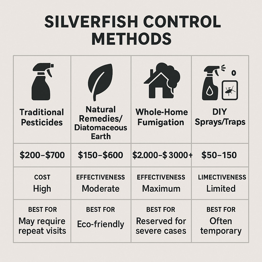 Silverfish Control Cost Johns Creek