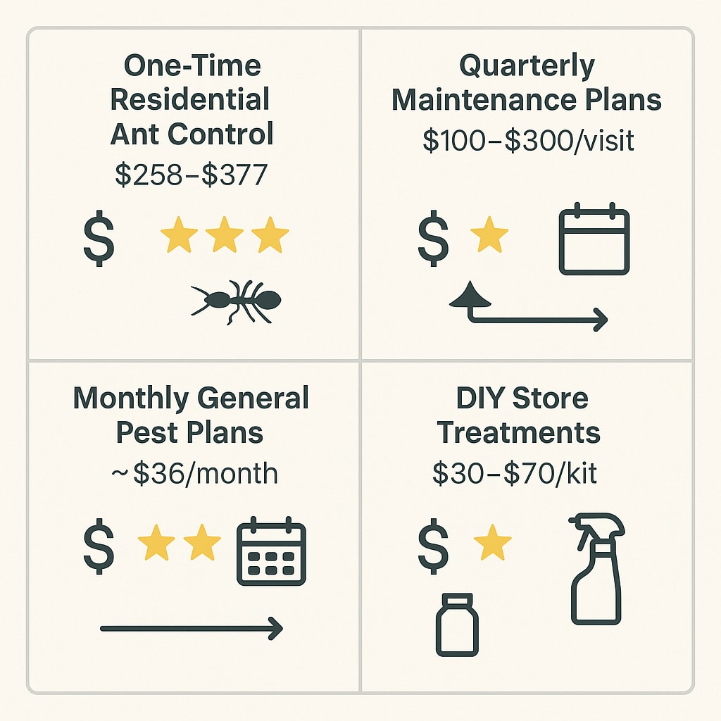 Ant control cost Brookhaven, GA