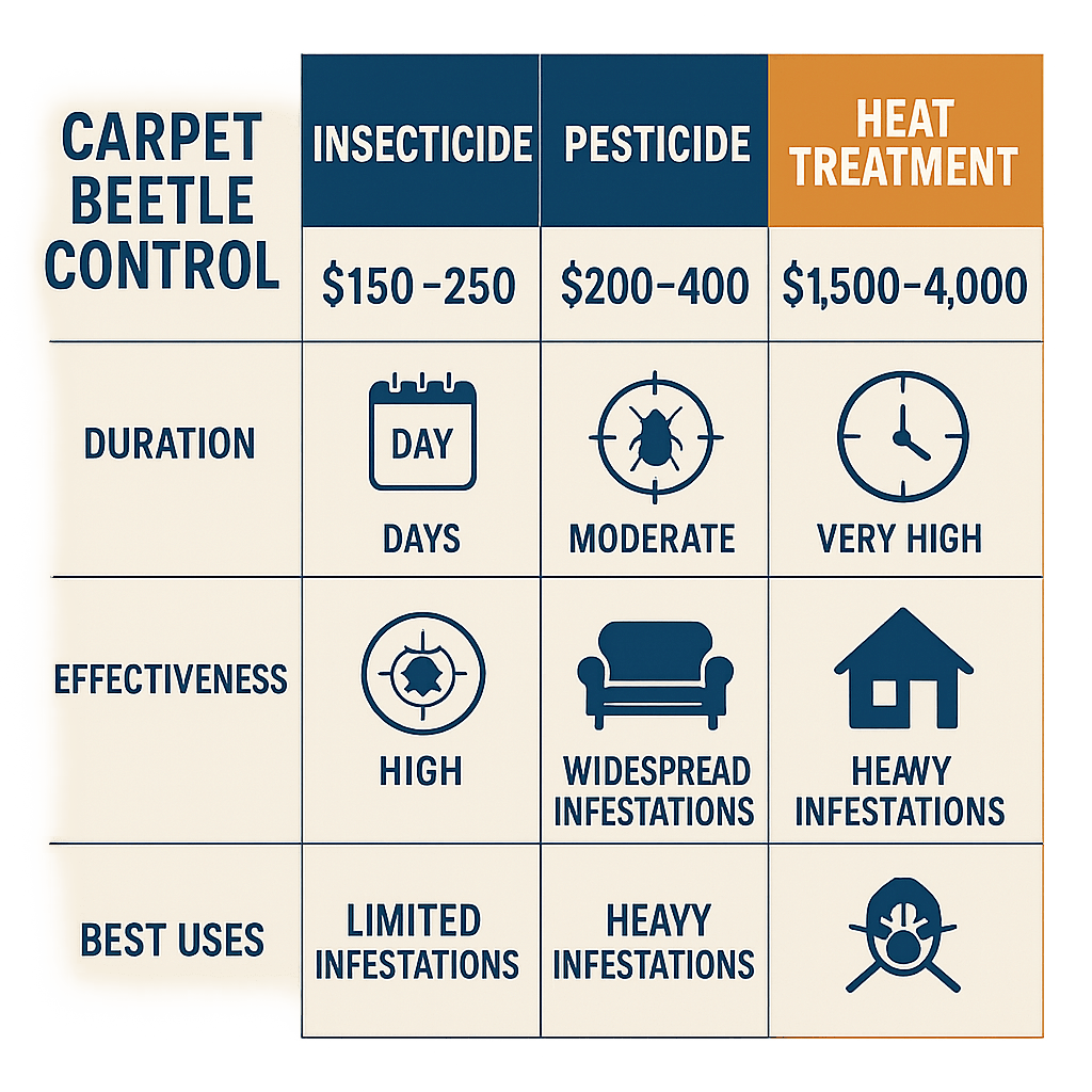 Carpet Beetle Control Cost Johns Creek