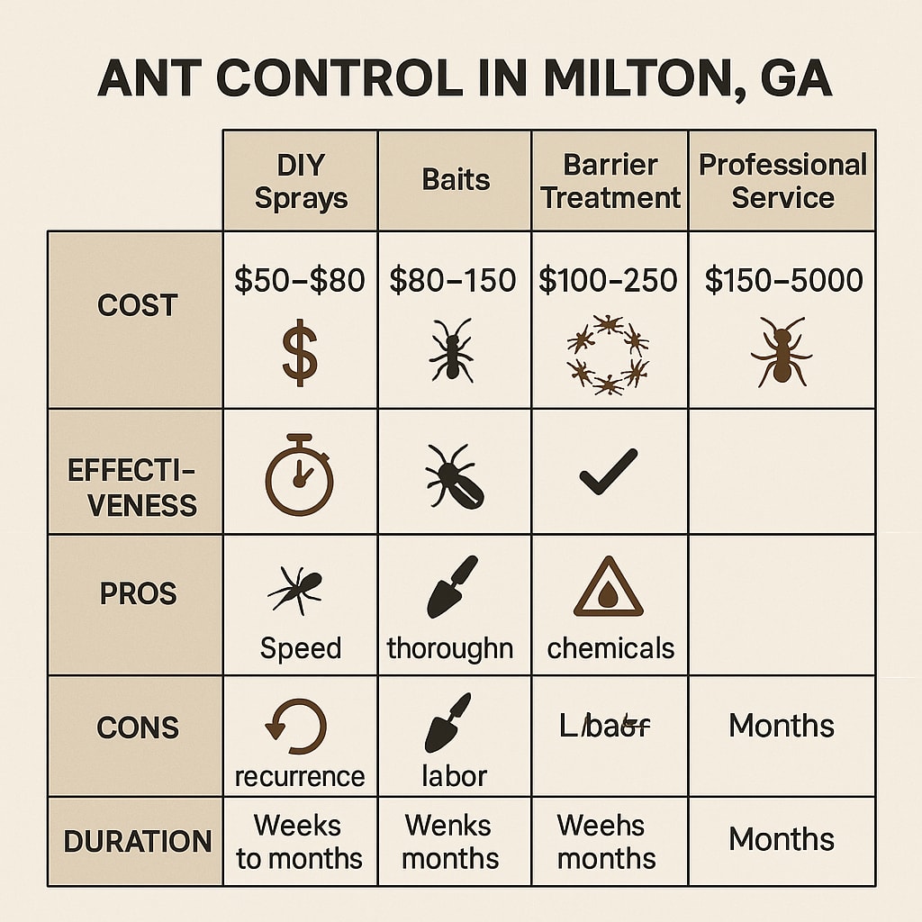 Cost of Top Rated Ant Control Milton