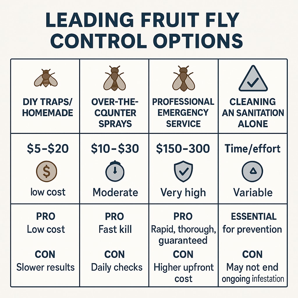 Cost of Emergency Fruit Fly Control in Milton