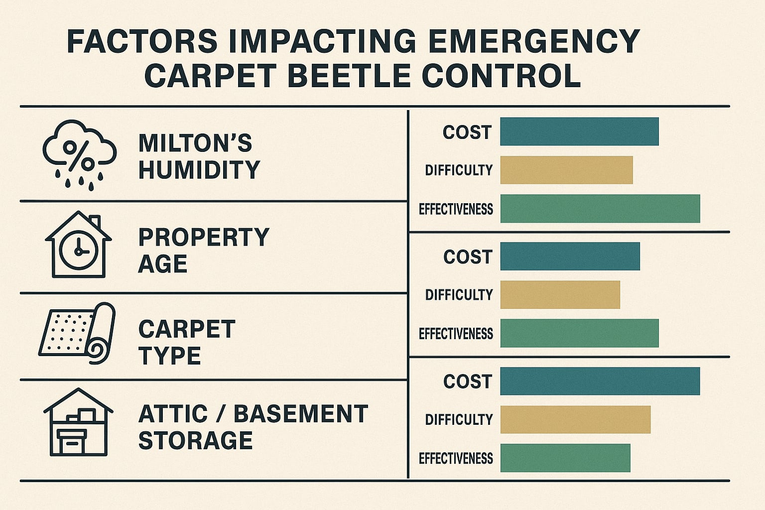 Emergency Carpet Beetle Control Milton